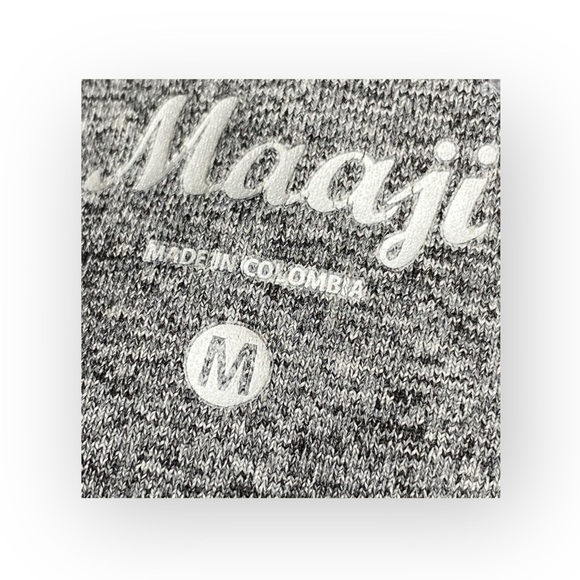 Maaji ꕥ Strappy Back Sports Bra Bralette Top ꕥ Pink Mauve Geometric Print ꕥ Med - Picture 12 of 16